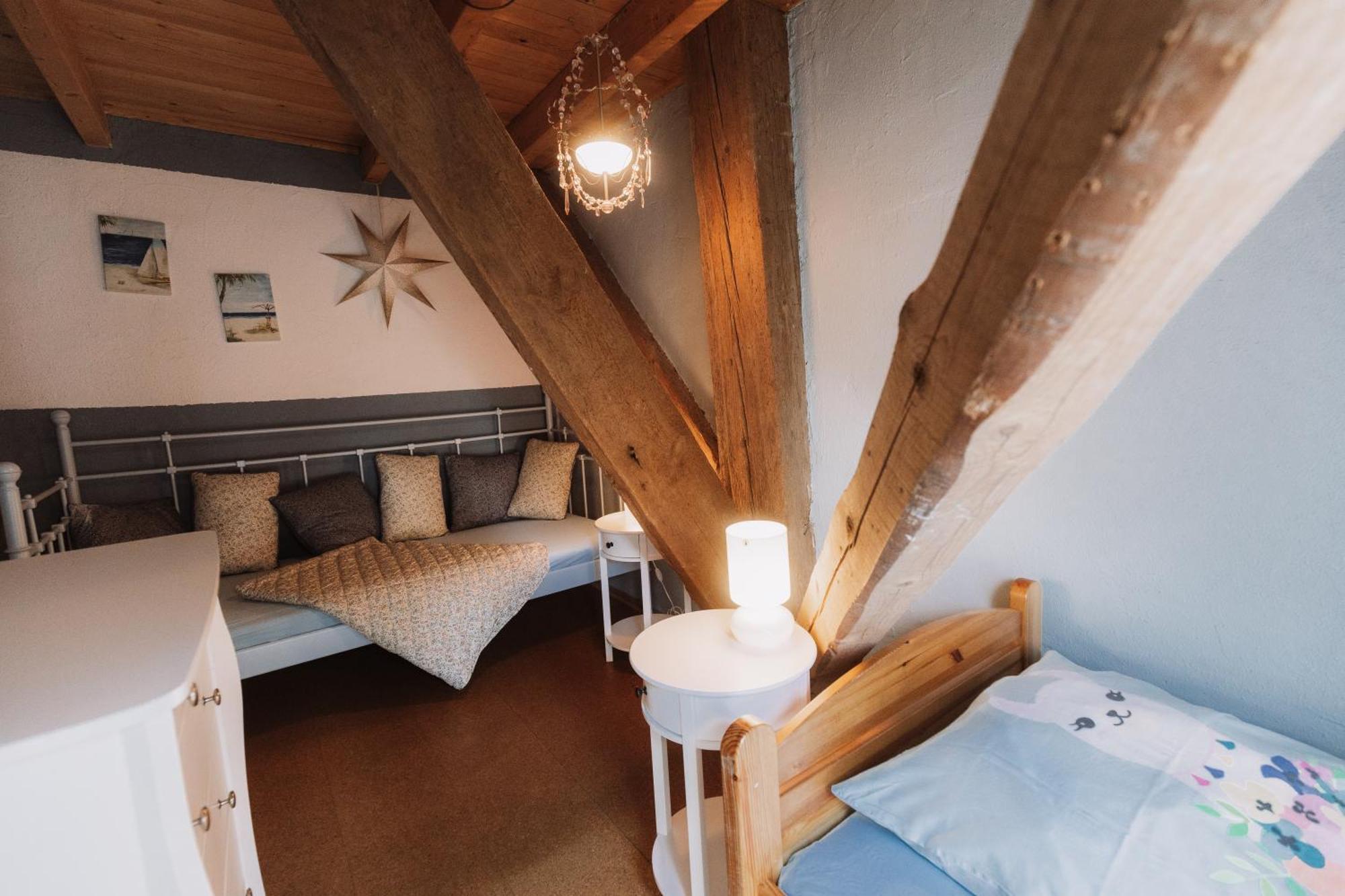 Ferienhof Spiegelhaus Krummhoern Room photo