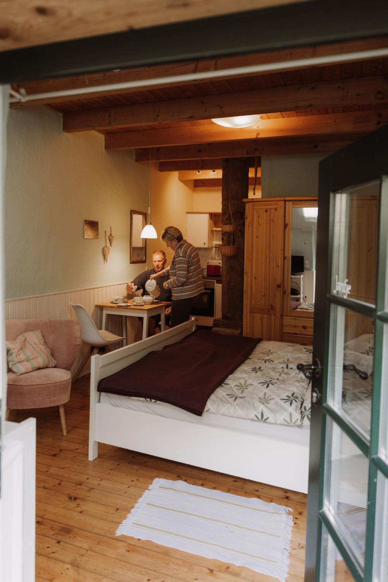 Ferienhof Spiegelhaus Krummhoern Room photo